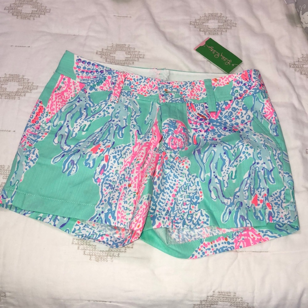 NWT Lilly Pulitzer Callahan Minty fresh shorts 2